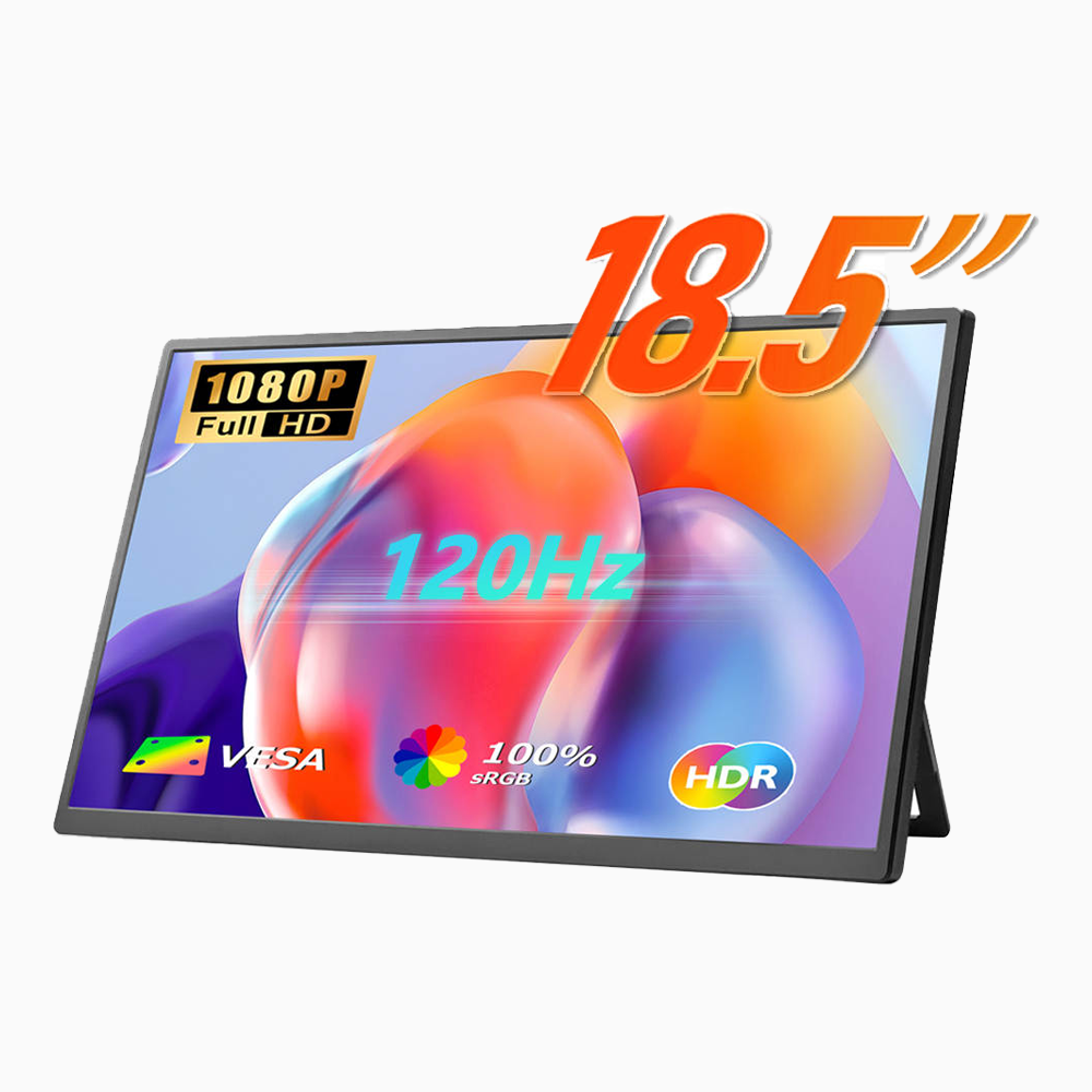 18.5 Inch Portable Monitor with 120Hz IPS Display