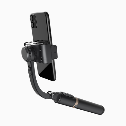 Mobile gimbal stabilizer with retractable handle