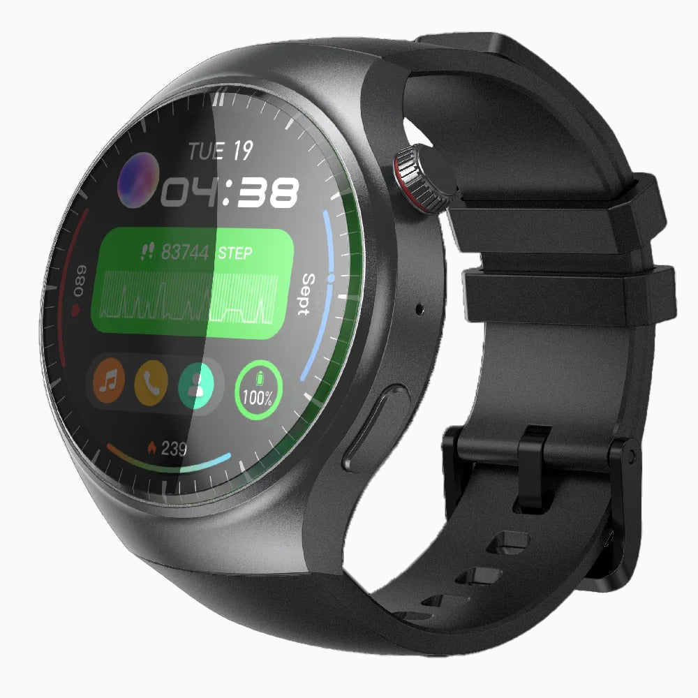 Large 1.43" Smart Watch with GPS and 4G Capability