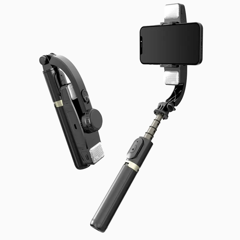 Mobile gimbal stabilizer with retractable handle