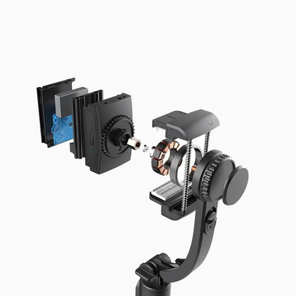 Q08 Gimbal with phone stabilizer features