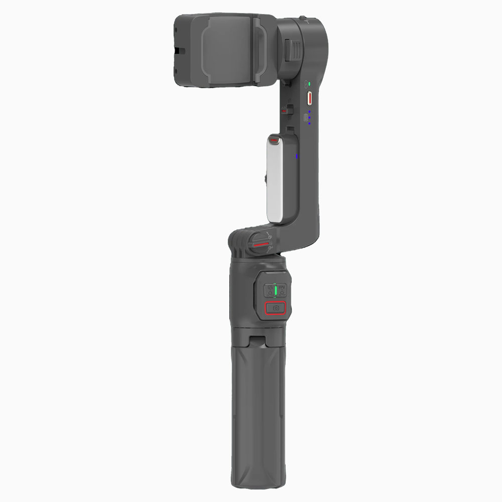 Phone Gimbal Stabilizer with Built-in Light